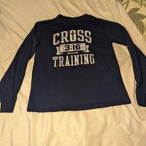 Anvil Navy Graphic Tee